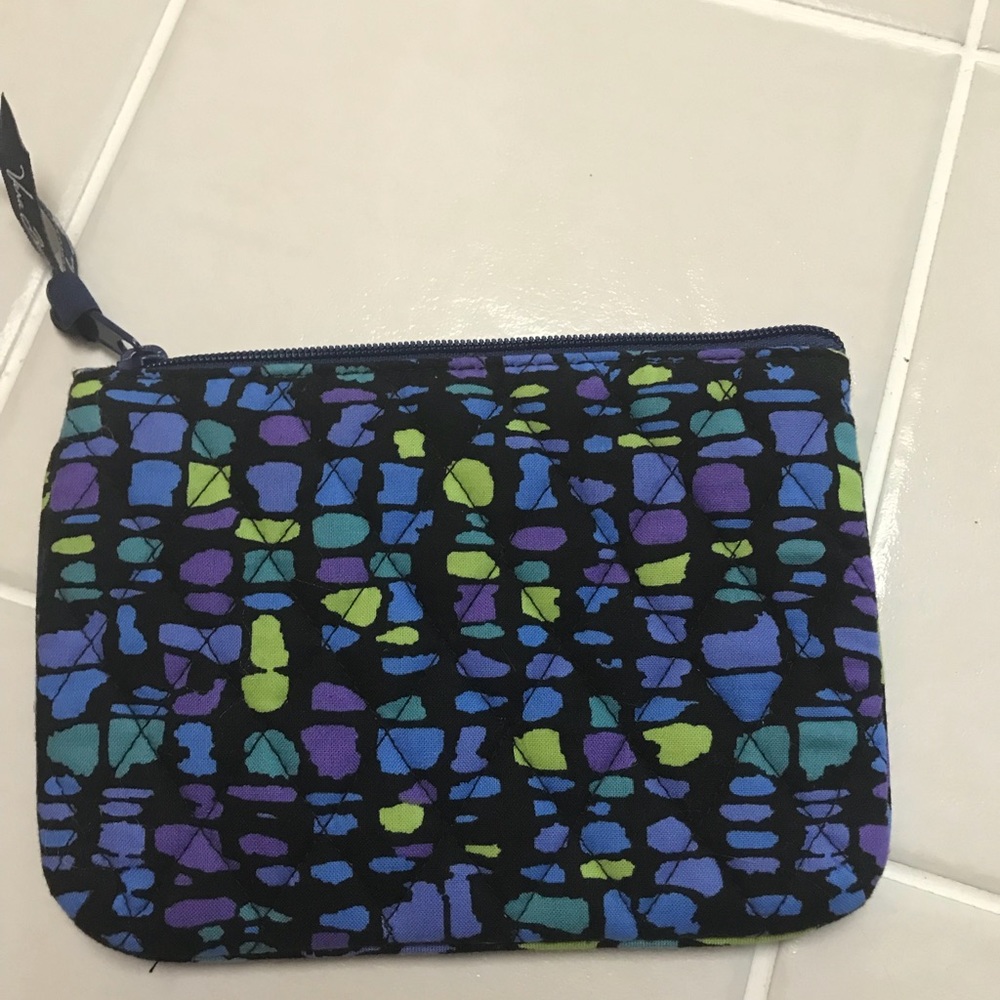 Vera Bradley Small Zip Bag Indigo Pop